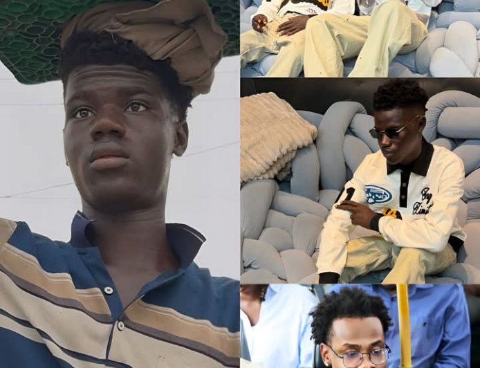 From Hawking soft drinks yesterday, to modeling for Yhemo Lee today.