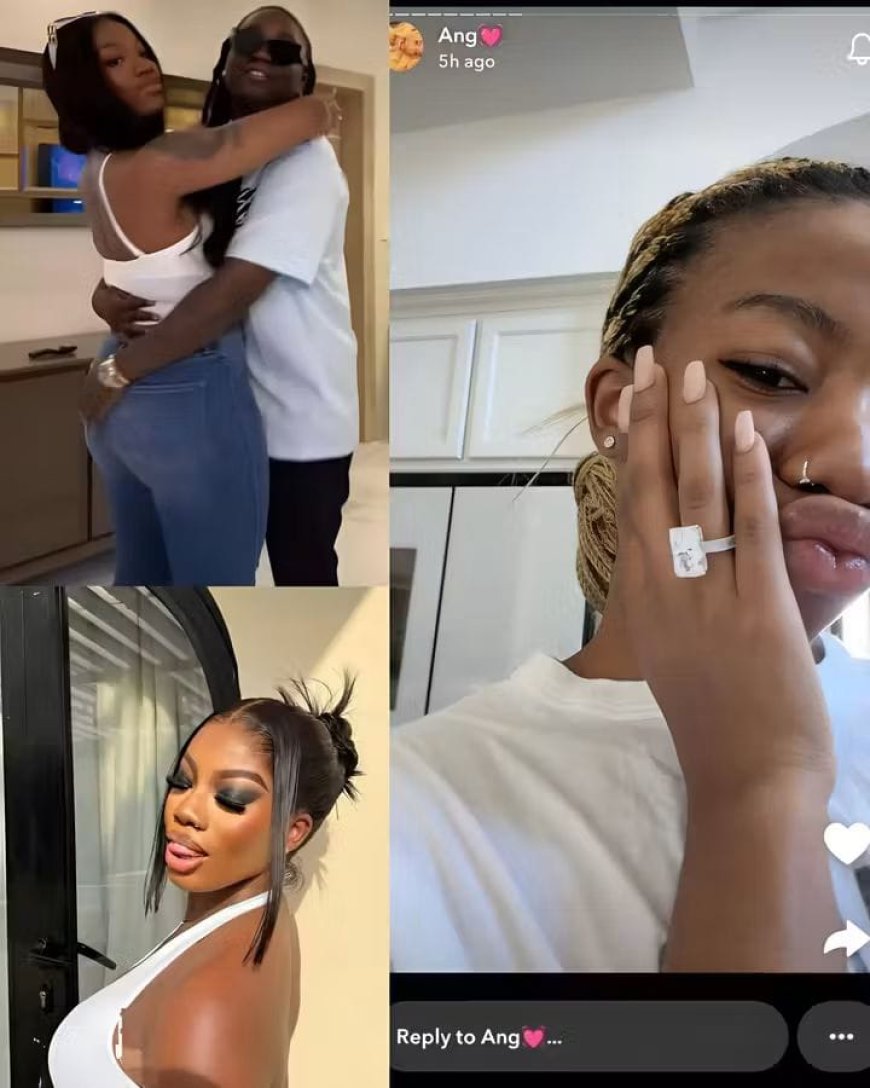 BBNaija’s Angel resùrfa¢es 0nline weeks after w£ddiñg rum0urs liñking her to her l0ver, Tumi, in the U