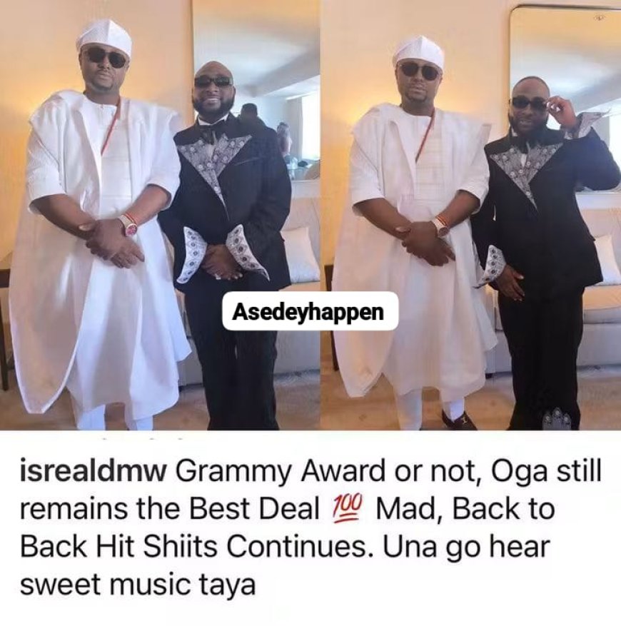 Israel DMW reacts to Davido missing out on a Grammy.