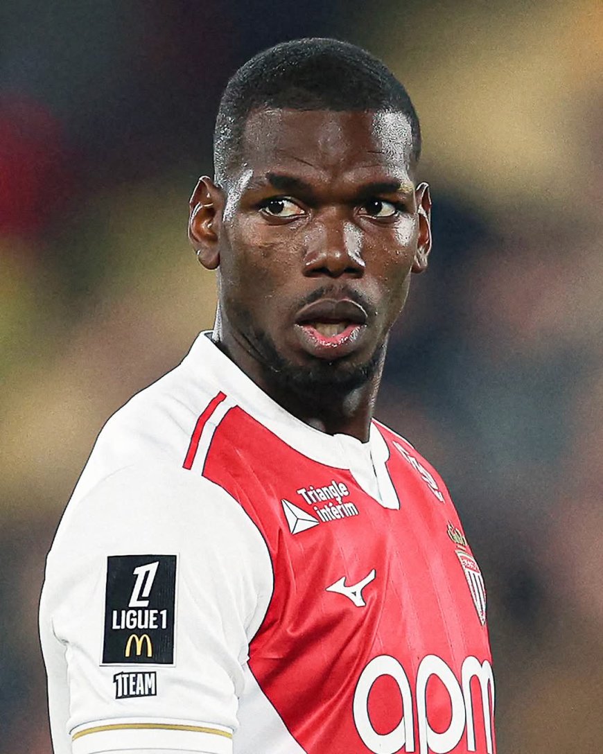 Paul Pogba has been excluded from Monaco's Champions League squad