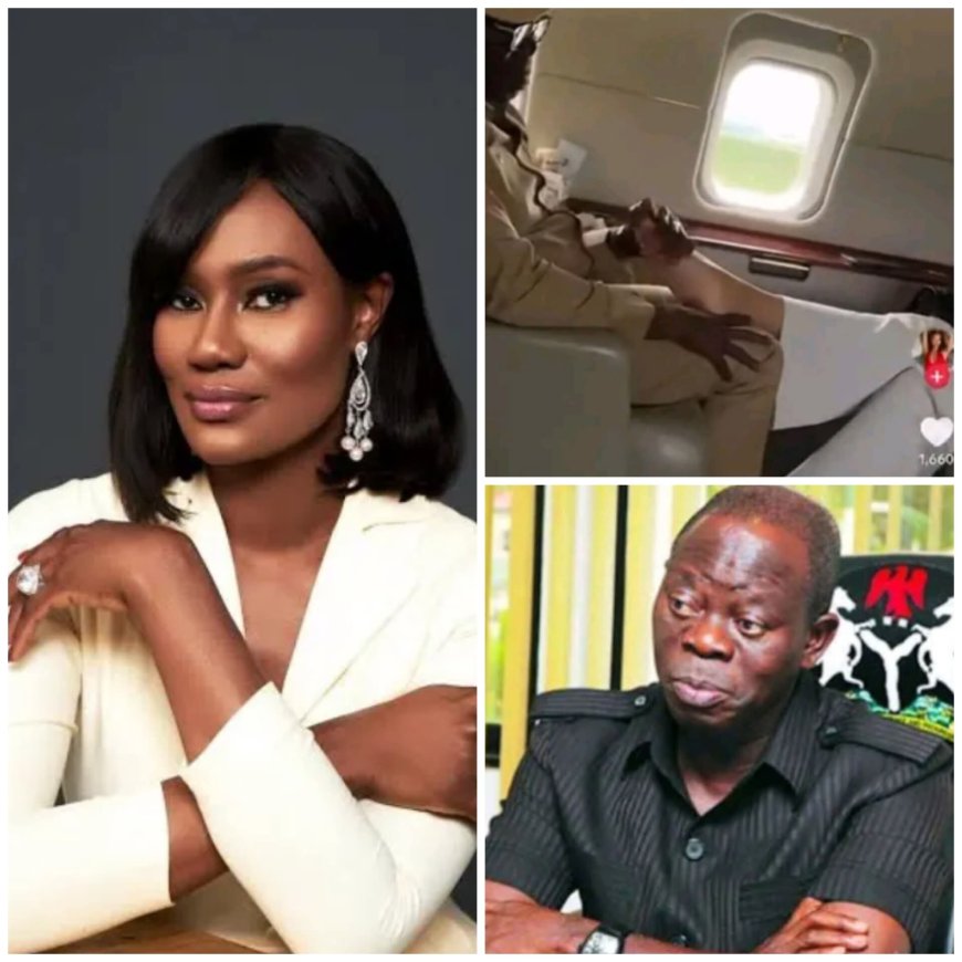 ‎According to reports, Nigerian Senator Representing Edo, Sen. Adams Oshiomhole has denied the viral video showing him on a private jet with a woman, claiming it is AI-generated