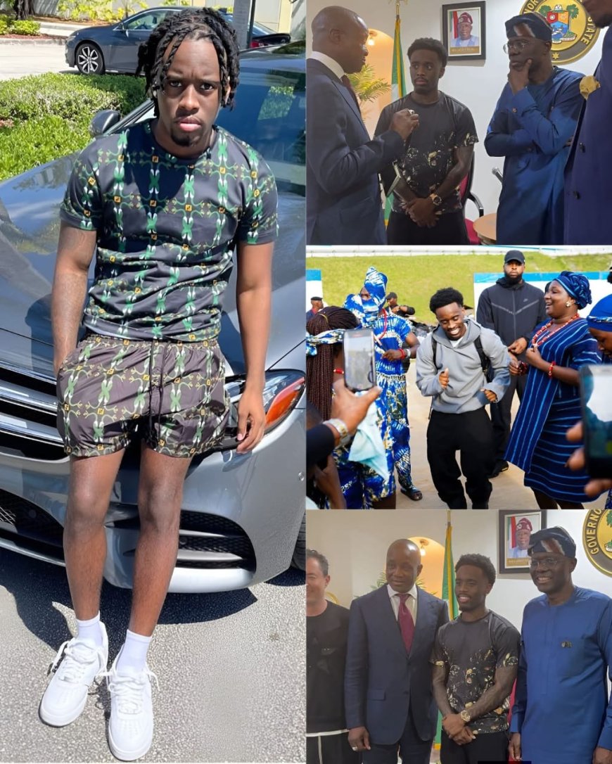 Kai Cenat Visits Makoko School With Lagos Governor Sanwo-Olu