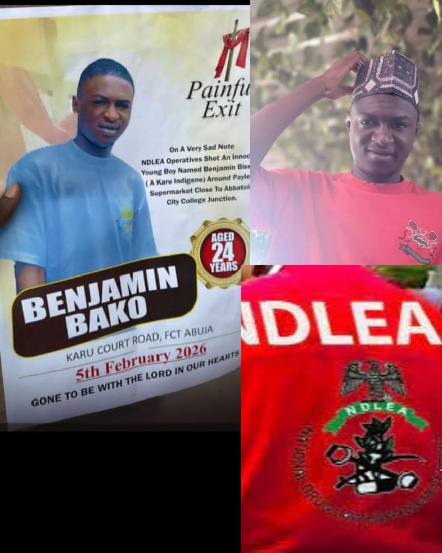 NDLEA just cut short this vibrant and promising young man life in a way you will cry