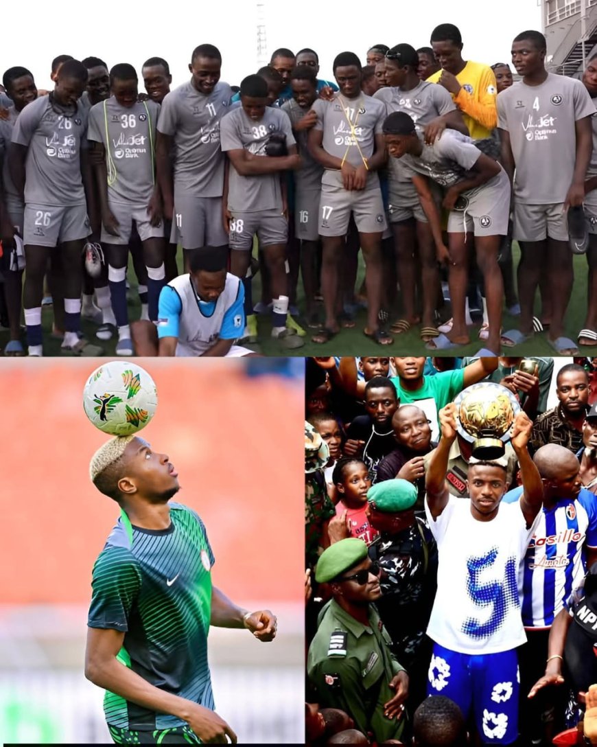 Victor Osimhen Inspires Grassroots Players, Donates ₦10 Million to Beyond Limits FA