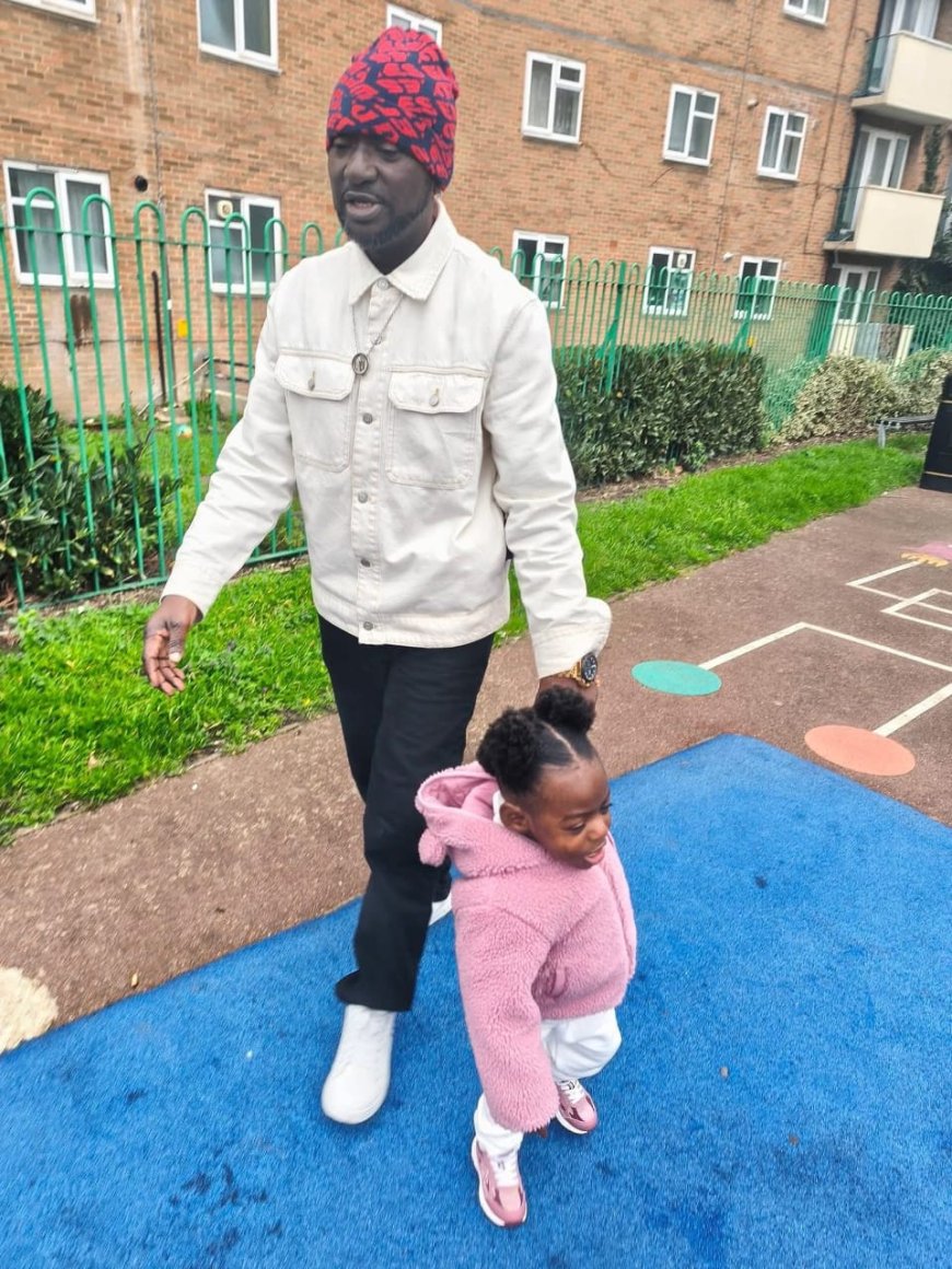 Blackface celebrates his twin daughters as they turn a year older in the UK