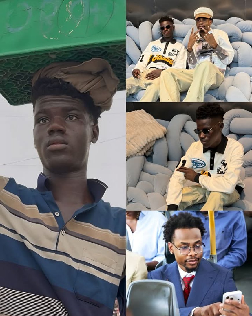 From Hawking soft drinks yesterday, to modeling for Yhemo Lee today.