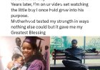 An emotional moment as Wizkid’s baby mama reflects on the journey of raising their son and watching him grow into who he is today
