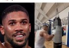 Anthony Joshua returns to training months after the incident in Nigeria that cost his friends lives.