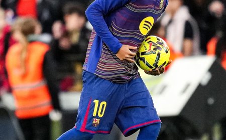 Lamine Yamal has scored his first professional hat trick yesterday