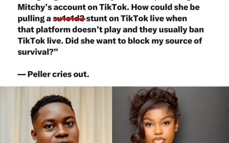 “Did She Want to Bl0ck My Source of Survival?” — Peller Cries Out Over TikTok Live Drama