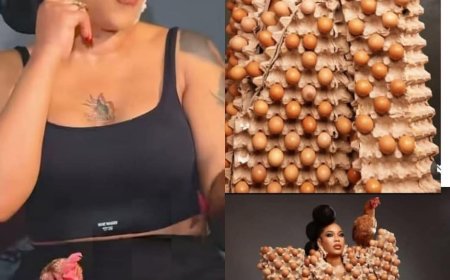 King of Fashion, Toyin Lawani decided to Celebrates her Birthday with Bold Egg-Themed