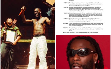 March 2nd was declared Burna Boy Day by the City of Boston in 2024