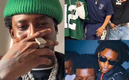 Singer Shallipopi proves that real br0therh00d still exists.   As Fans praise him for genuinely paving the way for his brothers.