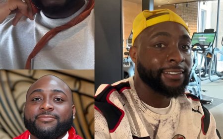 Davido spotted back in the gym as 0perati0n Six Packs begins again.  After dominating the charts, 0BO is now focusing on body goals, too