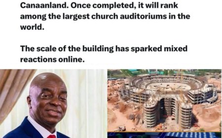 New Update on David Oyedepo’s Ark Legacy Project Sparks Reactions Online