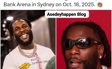 Burna Boy becomes the first African artist in history to gross over $1M from a single concert in Oceania, earning $1.117M at Qudos Bank Arena in Sydney on Oct. 18, 202