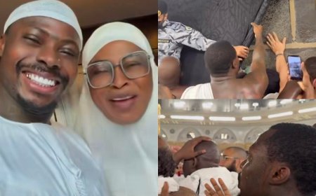 King Mitchy giving Papa Ajasco money few days his video with lucky udu went viral saying that he didn’t have a car…