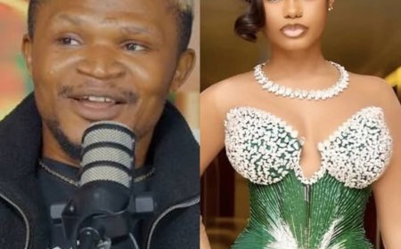 King Mitchy took me to Eko Hotel and then she introduced me to their management and then asked me to behave as if I am signing a deal, so that is when people thought I collected a contract of 100 million Naira. They made me act as if I had signed an ambassadorial deal...."– Viral fish pie seller, Alax Evalsam has alleges  that his widely publicised ambassadorial deal with Eko Hotel & Suites was staged.