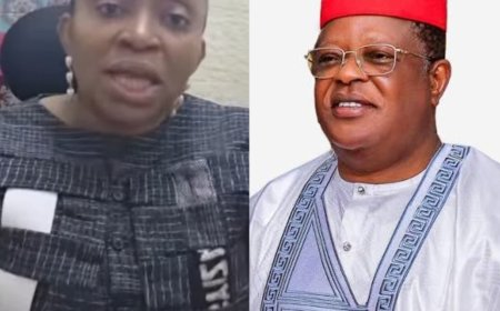 “I haven’t been paid my full money yet. Minister Dave Umahi used my lawyer, Barrister Marshall, to trick me into making the retraction video to clear him. I was forced to make that video. The agreement was that once I made it, I would be paid before it was released to the public. However, they released it without my consent and without paying me. Nigerians, please come to my rescue,” - Businesswoman Tracy Ohiri, who accused David Umahi of owing her cries out