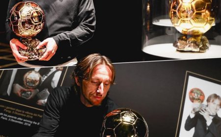 Luka Modric has donated his Ballon d'Or to the Milan Museum
