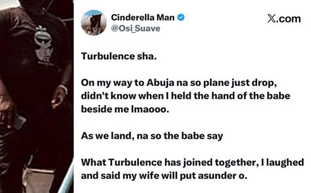 What Turbulence Has Joined Together…” — Man Shares Funny Airplane Momen