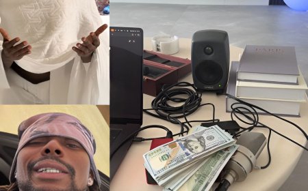 Mr M0ney was seen flaunting  his large amount of cash 0n Snapchat as he lift Nigeria to return to the United States