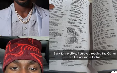 Back to the Bible, I enjoyed reading the Quran. But I relate more to this — Omah Lay