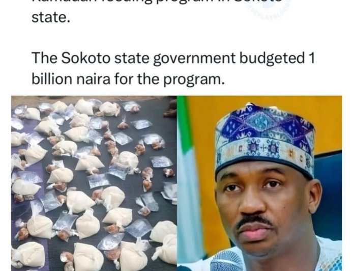 Sokoto State Allocates ₦1 Billion for 2026 Ramadan Feeding Program