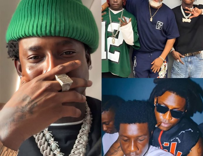 Singer Shallipopi proves that real br0therh00d still exists.   As Fans praise him for genuinely paving the way for his brothers.