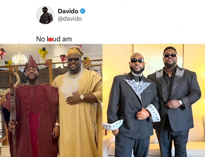 Between Davido and his brother. This 0ne na billi0naire convo 0