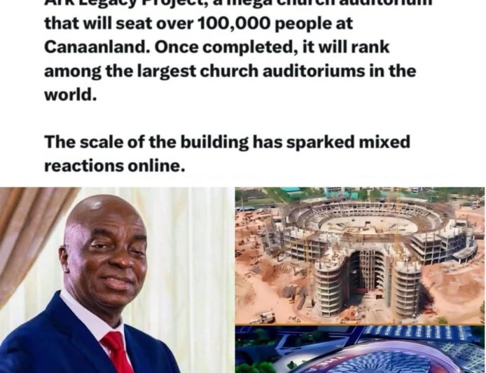 New Update on David Oyedepo’s Ark Legacy Project Sparks Reactions Online