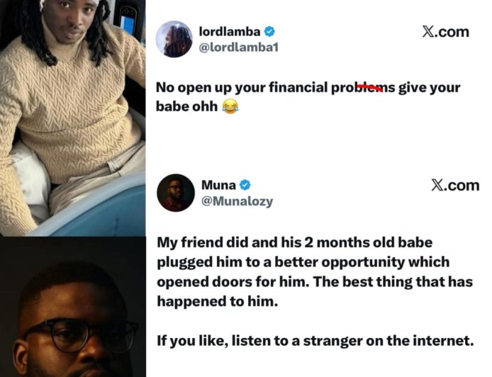 “Don’t Open Up About Your Financial Pr0blems to Your Babe” — Lord Lamba Sparks Debate