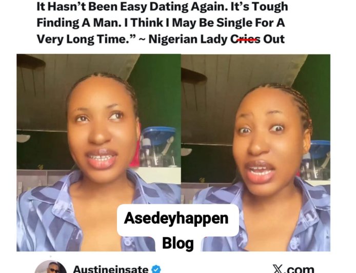 “Finding a Man Is Hard After Div0rce” — Lady Opens Up, Man Responds  A Nigerian woman has opened up about the strvggles of dating again after separating and div0rcing her husband a year ago.