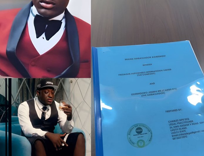 CarterEfe just secured a massive endorsement deal worth milli0ns of naira.   Big news loading from the streamer..