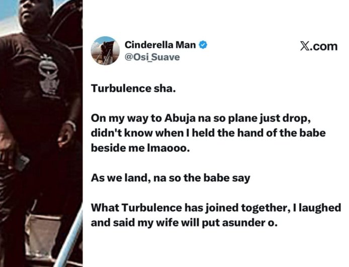 What Turbulence Has Joined Together…” — Man Shares Funny Airplane Momen