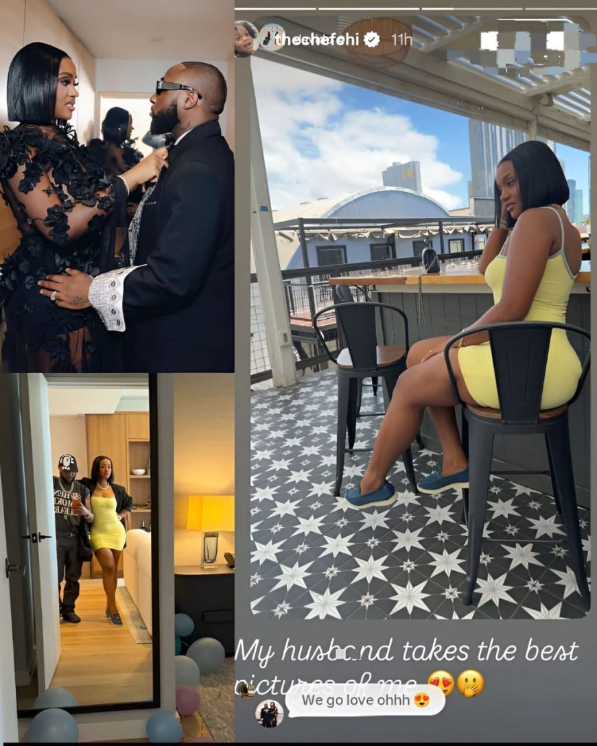 My husband takes the best pictures of me.  ChefChi showing love to Davido for his unexpected ph0t0graphy skìlls