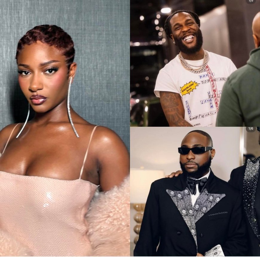 Ayra Starr reveals that Davido and Burna Boy are NOT PART OF HER BIG 3 AFROBEATS ARTISTS.   This came as a shock as she went ahead to say the big 3 according to her are Tiwa Savage , Wizkid and Rema