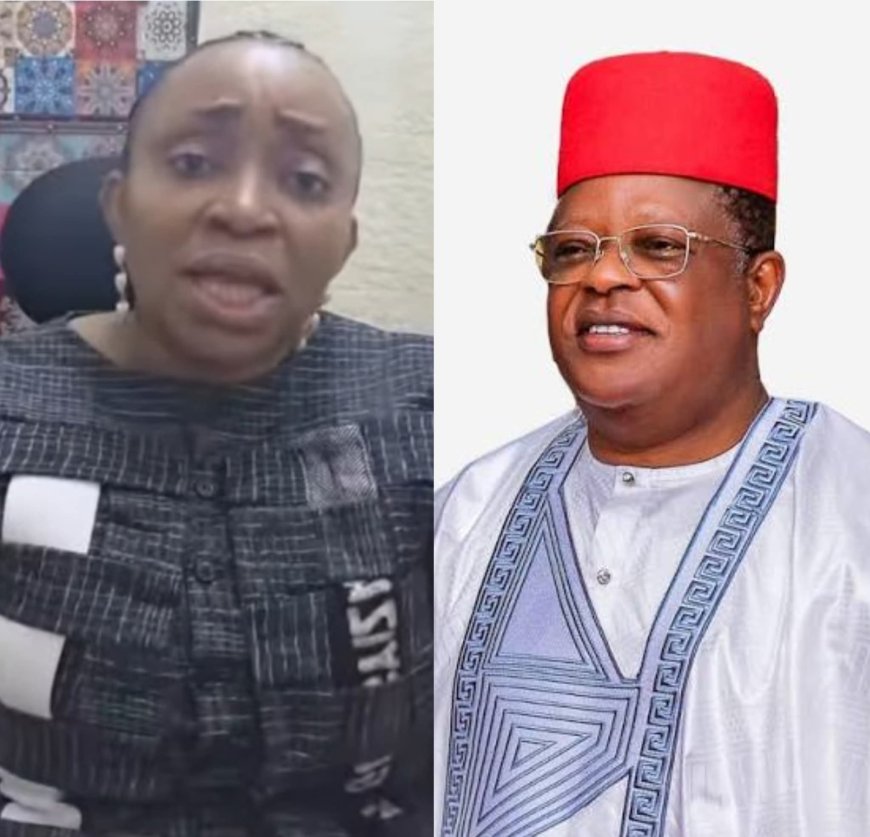 “I haven’t been paid my full money yet. Minister Dave Umahi used my lawyer, Barrister Marshall, to trick me into making the retraction video to clear him. I was forced to make that video. The agreement was that once I made it, I would be paid before it was released to the public. However, they released it without my consent and without paying me. Nigerians, please come to my rescue,” - Businesswoman Tracy Ohiri, who accused David Umahi of owing her cries out
