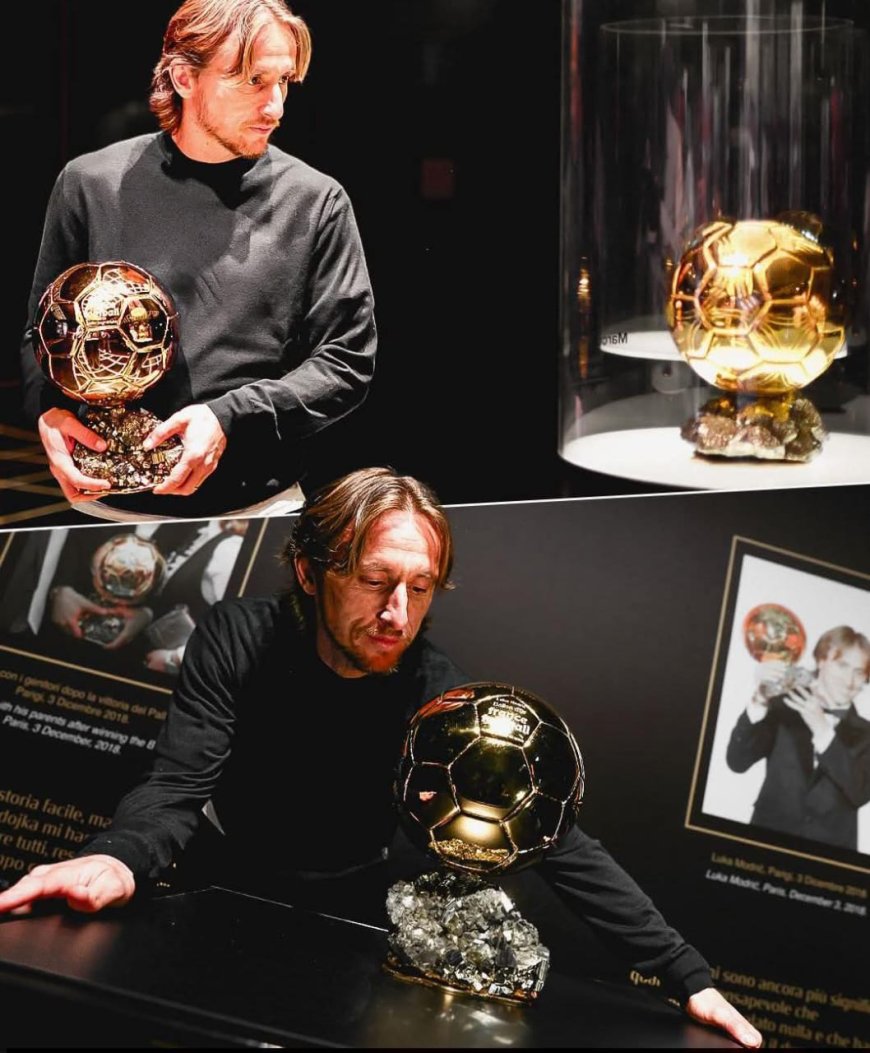 Luka Modric has donated his Ballon d'Or to the Milan Museum