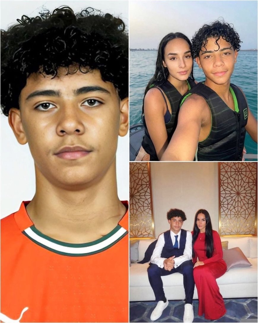 Cristiano Ronaldo Jr. is reportedly dating a 27-year-old Brazilian model  According to rumors, they met at a restaurant in Dubai, where Ronaldo Jr. confidently made the first move and she couldn’t resist, later saying she’s a big fan of him