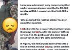 “I R!sked My Life for a Country That Can’t Pay Me” — Soldier Questions Missing ₦5,000 Daily Allowance