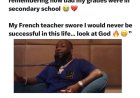 Davido reflects on being doubted in school and how far he has come.  A proof that grades don’t define destiny