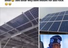 “Even President Wey Promise Us Light Dey Use Solar” — Nigerian Man Reacts After Spotting Solar Panels at Aso Rock