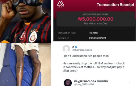 Nigerians reacts to victor Osimhen supporting a fan with 5M naira whose surgery cost 19 million naira