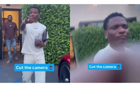 “He won't try this abroad” —daniel regha reacts to Wizkid pushing a fan’s phone away for recording him out of joy