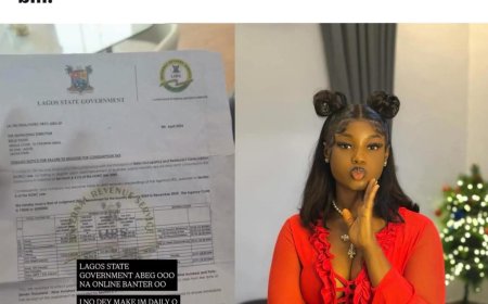 Lagos Abeg, I No Dey Make ₦1 Million Daily” — King Mitchy Reacts as LASG Slams Her ₦12 Million Tax Bill