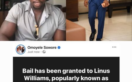 "Bail has been granted to Linus Williams, popularly known as BLORD, on self-recognizance