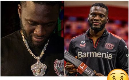 Congratulations pour in as Victor Boniface acquires a diamond necklace worth over ₦700 million.