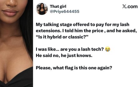 “Is It Hybrid or Classic?”   — Lady Shocked After Talking Stage Asked About Her Lash Type