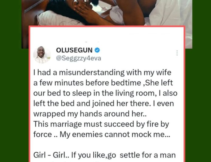 Man reveals what he did to his wife in the night after little misunderstanding...   Can you do the same with wife or something different?
